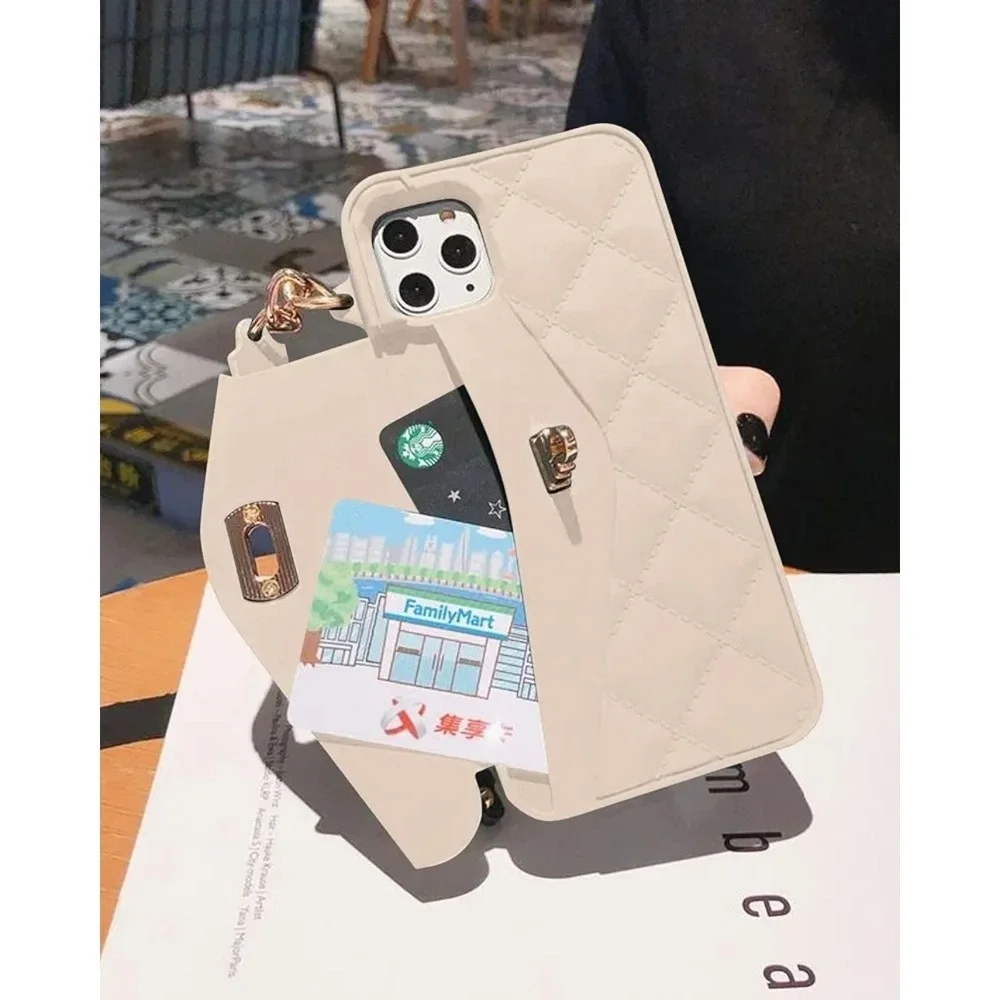 Wallet Case for iPhone 13 Case, Flip Cover Handbag Phone Case TPU Leather‎ Bag